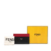 Secondhand Fendi Zucca Shadow Calfskin Colorblock Card Holder
