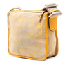 Secondhand Fendi Zucchino Canvas F Charm Crossbody
