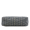 Secondhand Fendi Zucchino Double Flap Slhoulder Bag