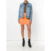 Gianni Versace Orange Wool Mini Skirt - '90s Second hand