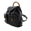 Secondhand Gucci Calfskin Bamboo Drawstring Backpack
