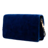 Secondhand Gucci Crystal G Velvet Broadway Crossbody