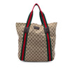 Secondhand Gucci GG Canvas Web Tote