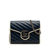 Secondhand Gucci GG Marmont Matelasse Calfskin Torchon Wallet On Chain