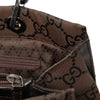 Secondhand Gucci GG Nylon Bamboo Handbag