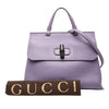 Secondhand Gucci Medium Calfskin Bamboo Daily Satchel