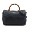 Secondhand Gucci Medium Calfskin Bamboo Shopper Boston Bag