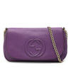 Secondhand Gucci Medium Calfskin Soho Chain Flap Crossbody