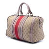 Secondhand Gucci Medium GG Canvas Web Joy Boston Bag