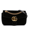 Secondhand Gucci Medium GG Marmont Matelasse Velvet Shoulder Bag