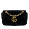 Secondhand Gucci Medium GG Marmont Matelasse Velvet Shoulder Bag