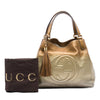 Secondhand Gucci Medium Ombre Pebbled Calfskin Soho Cellarius Tote
