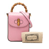 Secondhand Gucci Mini Calfskin Bamboo Top Handle Bag