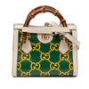 Secondhand Gucci Mini GG Calfskin Bamboo Diana Satchel