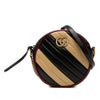 Secondhand Gucci Mini GG Marmont Matelasse Leather Torchon Round Crossbody