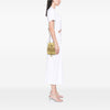 Secondhand Gucci Mini Jumbo GG Canvas and Calfskin Ophidia Bucket Bag