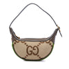 Secondhand Gucci Mini Jumbo GG Canvas Web Ophidia Shoulder Bag