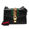 Secondhand Gucci Small Calfskin Web Sylvie Satchel