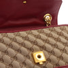 Secondhand Gucci Small GG Marmont Matelasse Diagonal GG Canvas and Leather Shoulder Bag