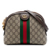 Secondhand Gucci Small GG Supreme Web Ophidia Dome Crossbody