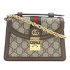 Secondhand Gucci Small GG Supreme Web Ophidia Top Handle Bag