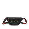 Secondhand Gucci Small Grained Calfskin Web Logo Belt Bag