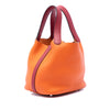 Secondhand Hermès Bicolor Clemence and Swift Picotin Lock 18