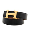 Secondhand Hermès Box Calf and Togo Constance H Reversible Belt