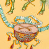 Secondhand Hermès Les Fetes du Roi Soleil Silk Scarf 90