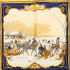 Secondhand Hermès Les Plaisirs du Froid Silk Scarf 90