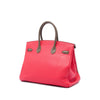 Secondhand Hermès Tricolor Clemence and Swift Birkin Cascade Retourne 35