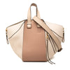 Secondhand LOEWE Small Bicolor Leather Hammock Satchel