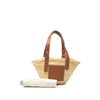 Secondhand LOEWE Small Raffia Anagram Basket Tote