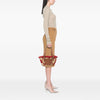 Secondhand LOEWE Small Raffia Animal Embroidered Anagram Basket Tote