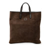Secondhand LOEWE Suede Anagram Tote
