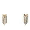 Secondhand Louis Vuitton Gold Plated Essentials V Skin Push Back Earrings