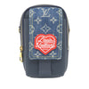 Secondhand Louis Vuitton Nigo Monogram Denim and Taurillon Double Phone Pouch