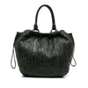 Secondhand Miu Miu Nappa Striped Patchwork Shopper Travel Bag