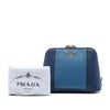 Secondhand Prada Bicolor Saffiano Dome Clutch