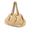 Secondhand Prada Cinghiale Trimmed Paglia Shoulder Bag