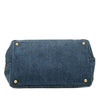 Secondhand Prada Denim Canapa Logo Tote