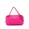 Secondhand Prada Impuntu Tessuto Chain Satchel