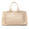 Secondhand Prada Large Canvas Canapa Bijoux Satchel