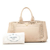 Secondhand Prada Large Canvas Canapa Bijoux Satchel