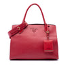 Secondhand Prada Medium Saffiano Cuir Monochrome Top Handle Tote