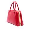 Secondhand Prada Saffiano Vernice Pyramid Frame Handbag