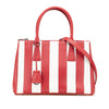 Secondhand Prada Small Bicolor Saffiano Lux Galleria Double Zip Satchel
