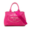 Secondhand Prada Small Canvas Canapa Logo Tote