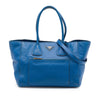 Secondhand Prada Soft Calf Front Pocket Shopping Tote