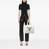 Secondhand Prada Spugna Terry Cloth Logo Tote